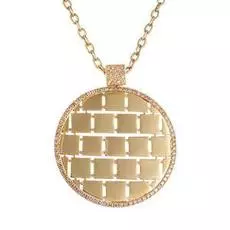 Подвеска из золота PD0642Y14C_TSP_DN_YG