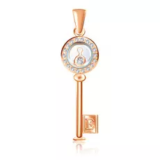 Подвеска Ключ из серебра SV7611006000