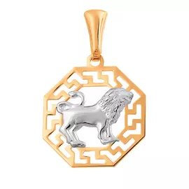 Подвеска Лев из золота 35-0701-17-65