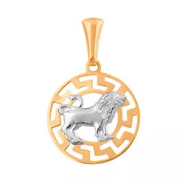 Подвеска Лев из золота 35-0702-17-65