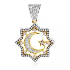 Подвеска мусульманская из золота 01П682647