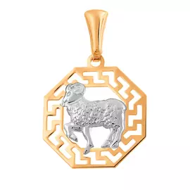 Подвеска Овен из золота 35-0701-17-61