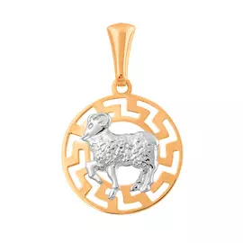 Подвеска Овен из золота 35-0702-17-61