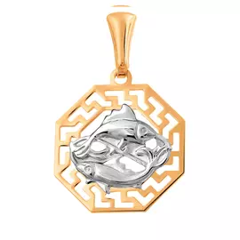 Подвеска Рыбы из золота 35-0701-17-72