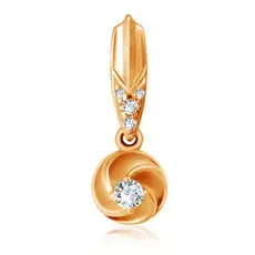 Подвеска с фианитами золотая 033154