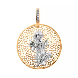 Подвеска Весы из золота 37-0027-17-67