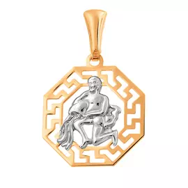 Подвеска Водолей из золота 35-0701-17-71