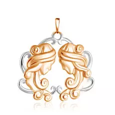 Подвеска знак зодиака Близнецы 01Д0110706Р