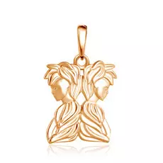 Подвеска знак зодиака Близнецы 01Д0110906