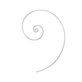 Серьга одиночная из серебра IR-E-GR-S