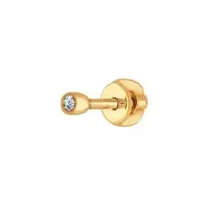 Серьга одиночная из золота 1170007