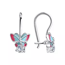 Серьги детские из серебра 94021194