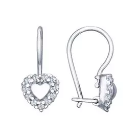 Серьги детские из серебра 94021303