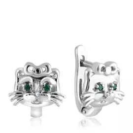 Серьги детские из серебра 94021414