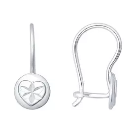 Серьги детские из серебра 94021810