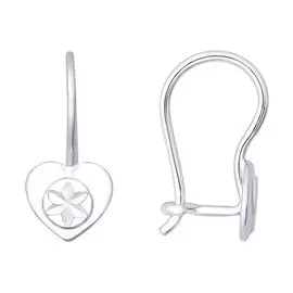 Серьги детские из серебра 94021811