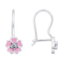 Серьги детские из серебра 94021819