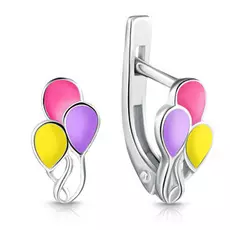 Серьги детские из серебра С608-1154М3