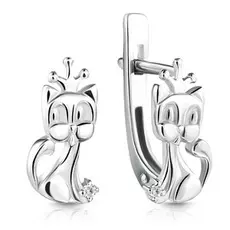 Серьги детские из серебра С630-1077