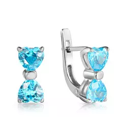 Серьги детские из серебра С630-1214Гл