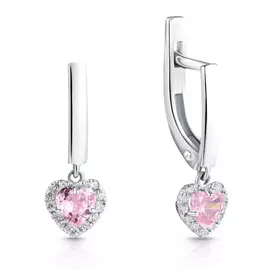 Серьги детские из серебра С630-1666М1