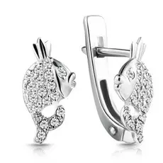 Серьги детские из серебра С630-414