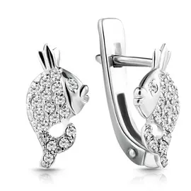 Серьги детские из серебра С630-414