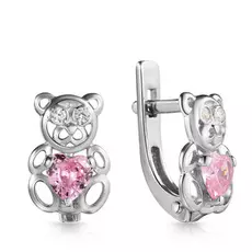 Серьги детские из серебра С630-540М5