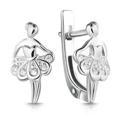 Серьги детские из серебра С630-681