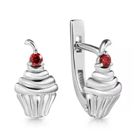 Серьги детские из серебра С630-839Тмк