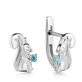 Серьги детские из серебра С630-842Гл