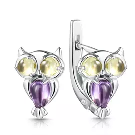 Серьги детские из серебра С630-873М1
