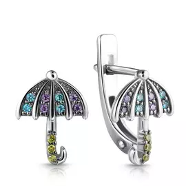 Серьги детские из серебра С634-1160М1
