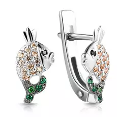 Серьги детские из серебра С634-414М10