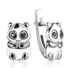 Серьги детские из серебра С634-704Ч