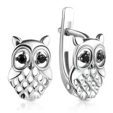 Серьги детские из серебра С634-705Ч