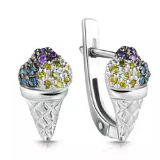 Серьги детские из серебра С634-843М1