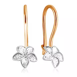 Серьги детские из золота 01С015574