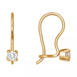 Серьги детские из золота 020596