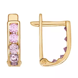 Серьги детские из золота 021501