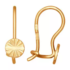 Серьги детские из золота 021632