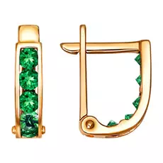 Серьги детские из золота 021866