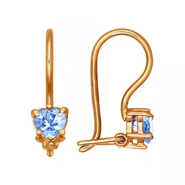 Серьги детские из золота 021933