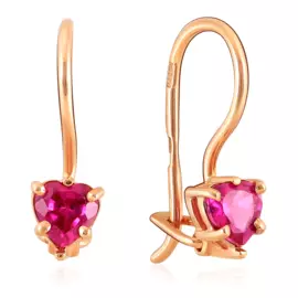 Серьги детские из золота 021934