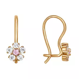 Серьги детские из золота 022678