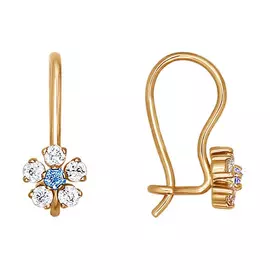 Серьги детские из золота 022679