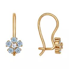 Серьги детские из золота 022682