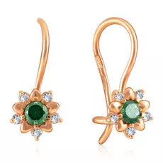 Серьги детские из золота 024790