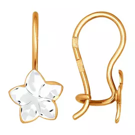Серьги детские из золота 024818