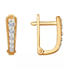 Серьги детские из золота 026484